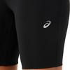 Asics Soft Breathable Stretch High-Waisted Solid Color Sports Shorts Women shorts Black 2012C967-001