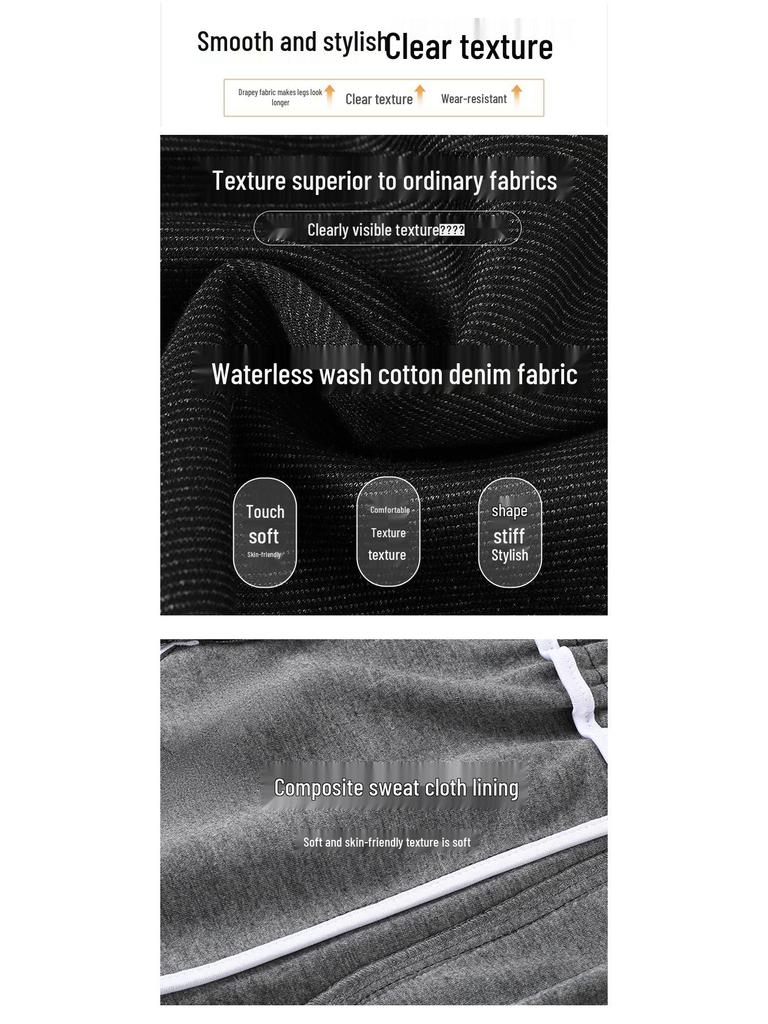 High-Waisted Wide-Leg Denim Pants for Women - 2025 Spring & Autumn Collection