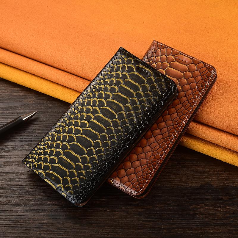 Retro Python Embossed Leather Phone Case for Infinix Hot 9 10 10i 10T 10s NFC 11 11s 12 Play Pro Wallet Flip Cover