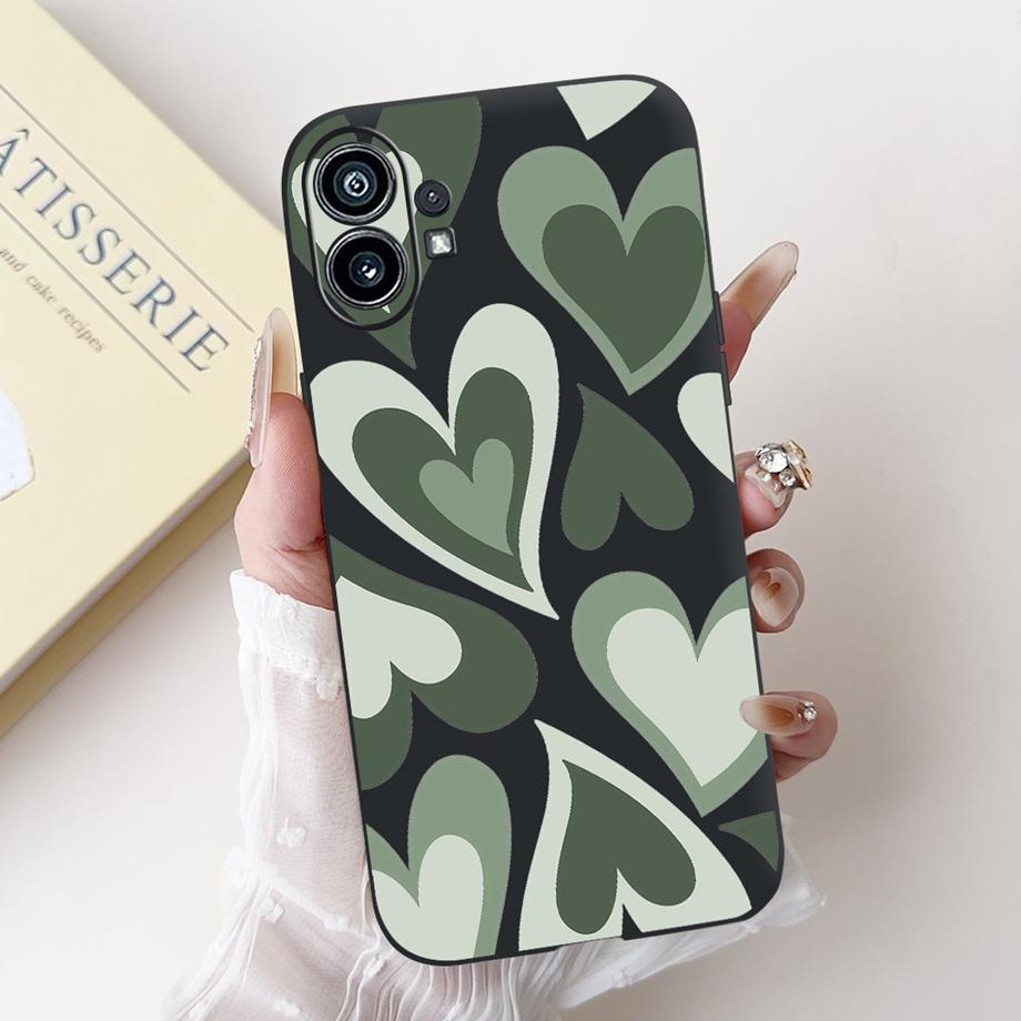 Butterfly Flower Landscape Marble Cartoon Cover For Nothing Phone 1 2 2a 3a Pro Case Phone (2a) (3a) Pro Capa Silicone Funda