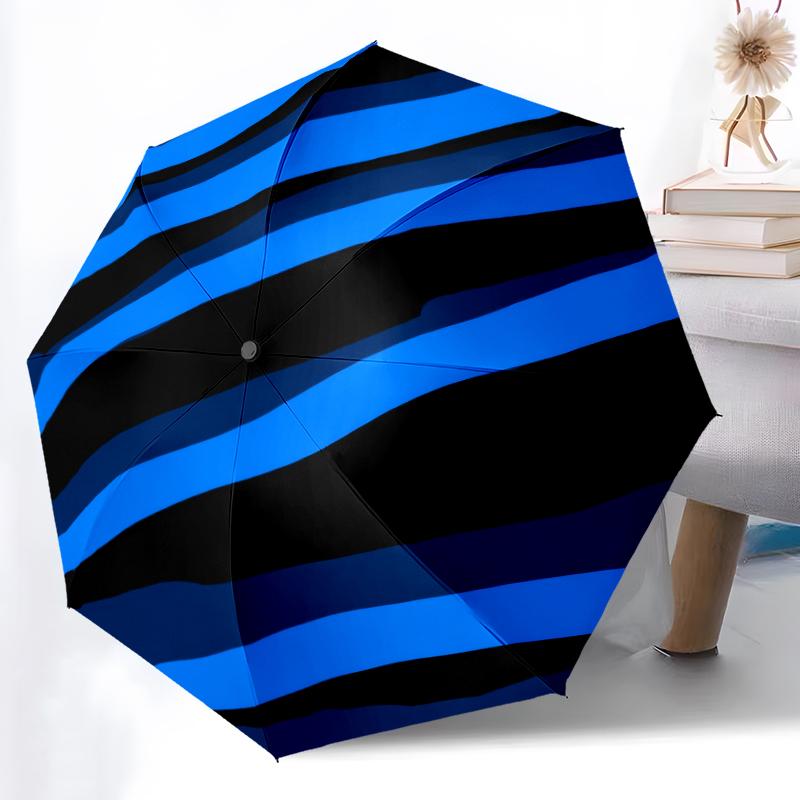 1pc Sturdy 8-Bone Auto Umbrella, Chelsea FC Umbrella, Digital Printed, Foldable Umbrella for On-the-Go Outdoor Use