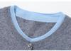 2025 Autumn/Winter Cashmere Color Block Two-Piece Knit Cardigan – Elegant Campus Style Sweater Top
