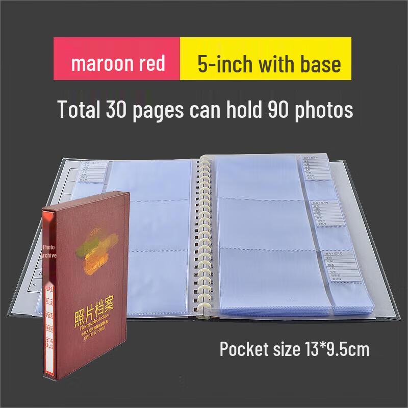 Dexuan Photo Album File Book 5 inch
