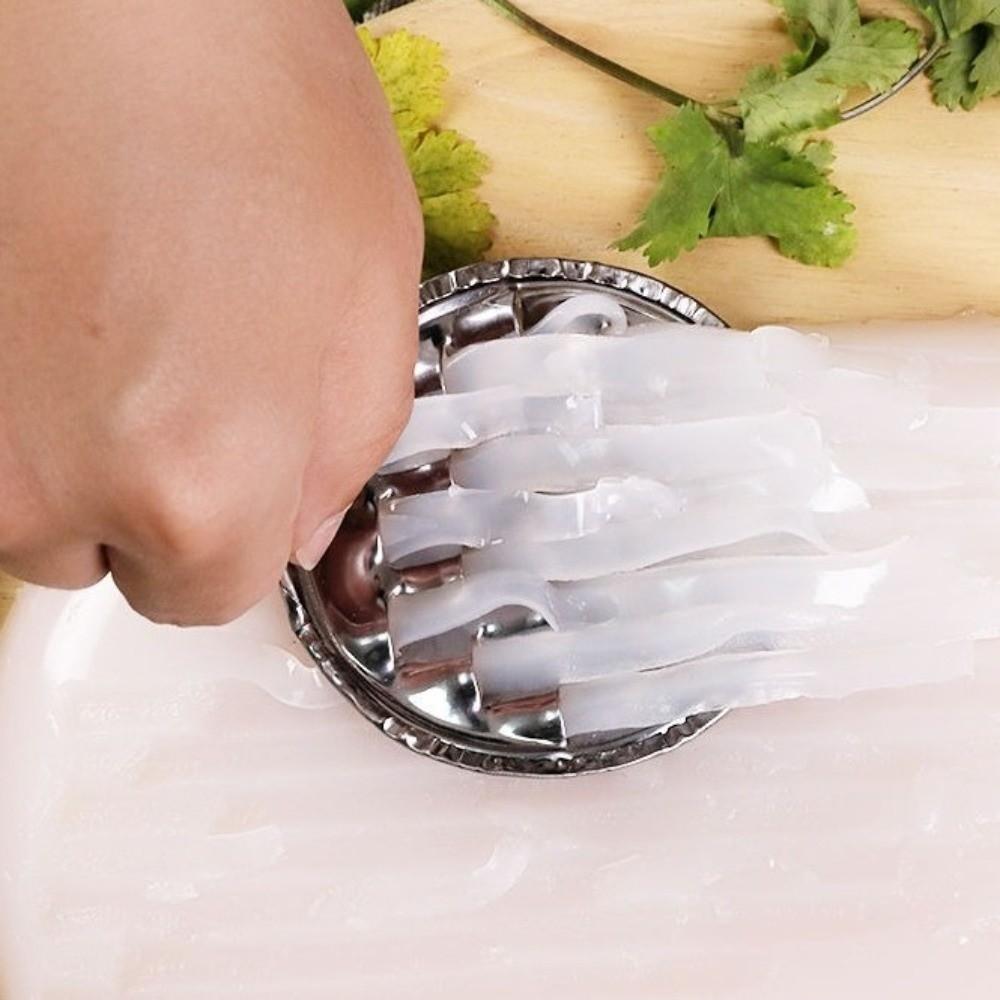 Stainless Steel Jelly Scraping Tool Manual Cold Noodle Scraper Food Scraping Tool  Kitchen Gadgets