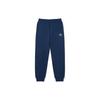Letter Print Cuffed Knit Sweatpants Kids Bottoms Dark-Blue VN000G34LKZ