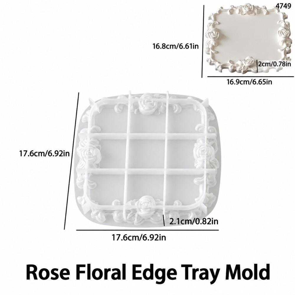 Reusable Jewelry Dish Mold Easy Release Plaster Tray Mold  Trinket Tray Making