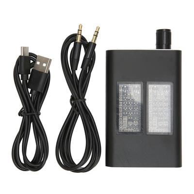 Kopfhörerverstärker 3,5 mm HiFi Stereo 2-stufiger Verstärkungsschalter Wiederaufladbarer Tragbarer Headset-Verstärker für