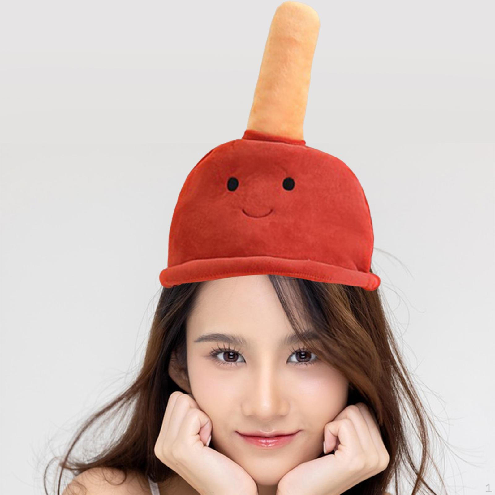 

Причудливый красно-желтый головной убор, очаровательный головной убор, универсальный, удобный в носке, милый, наполненный