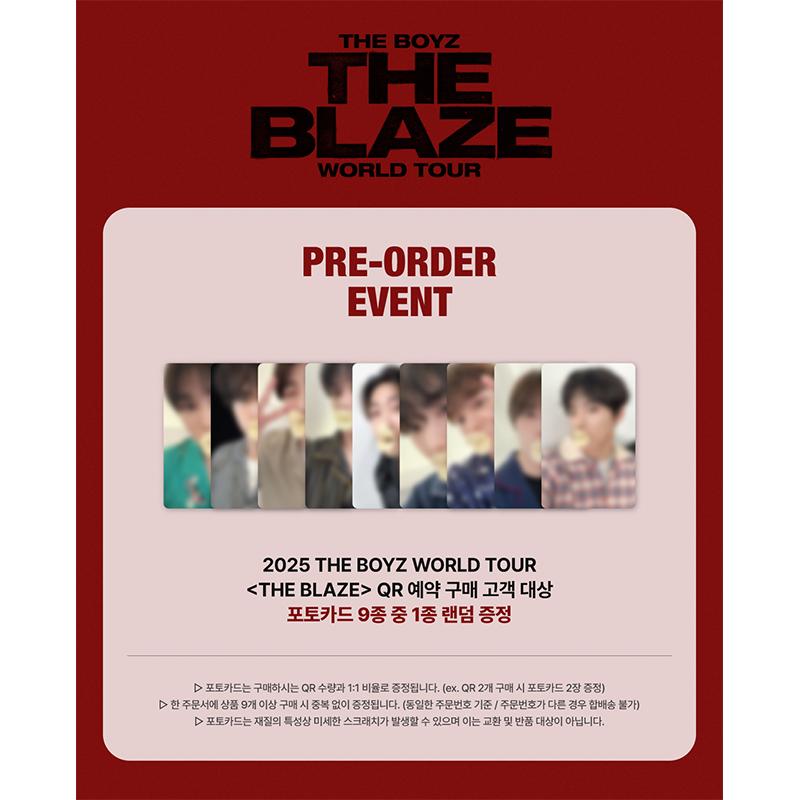 [Предзаказ] THE BOYZ [THE BLAZE] Мировой тур в СЕУЛЕ QR (Онлайн-преимущество) POB STANDARD