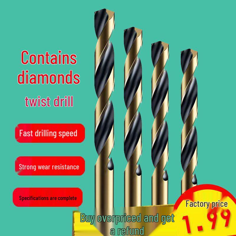 Stainless Steel 304 Cobalt Straight Shank Twist Drill Bit for Metal