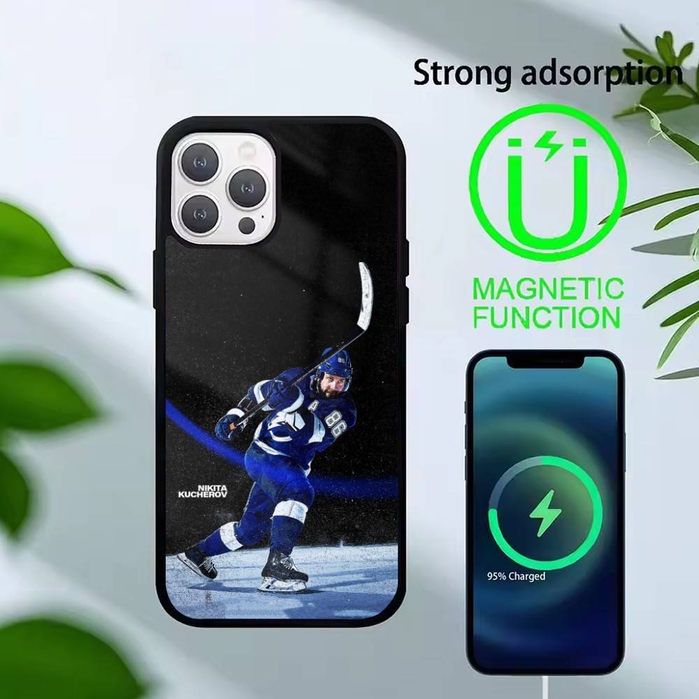 

Hockey Mitch Marner Phone Case For iPhone17,16,15,14,13 Plus,Pro Max Magnetic For Magsafe Wireless Charging iPhone17Air