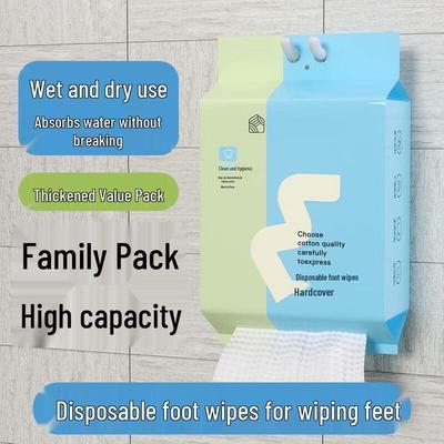 Disposable Thick Bamboo Absorbent Hanging Foot Wipes
