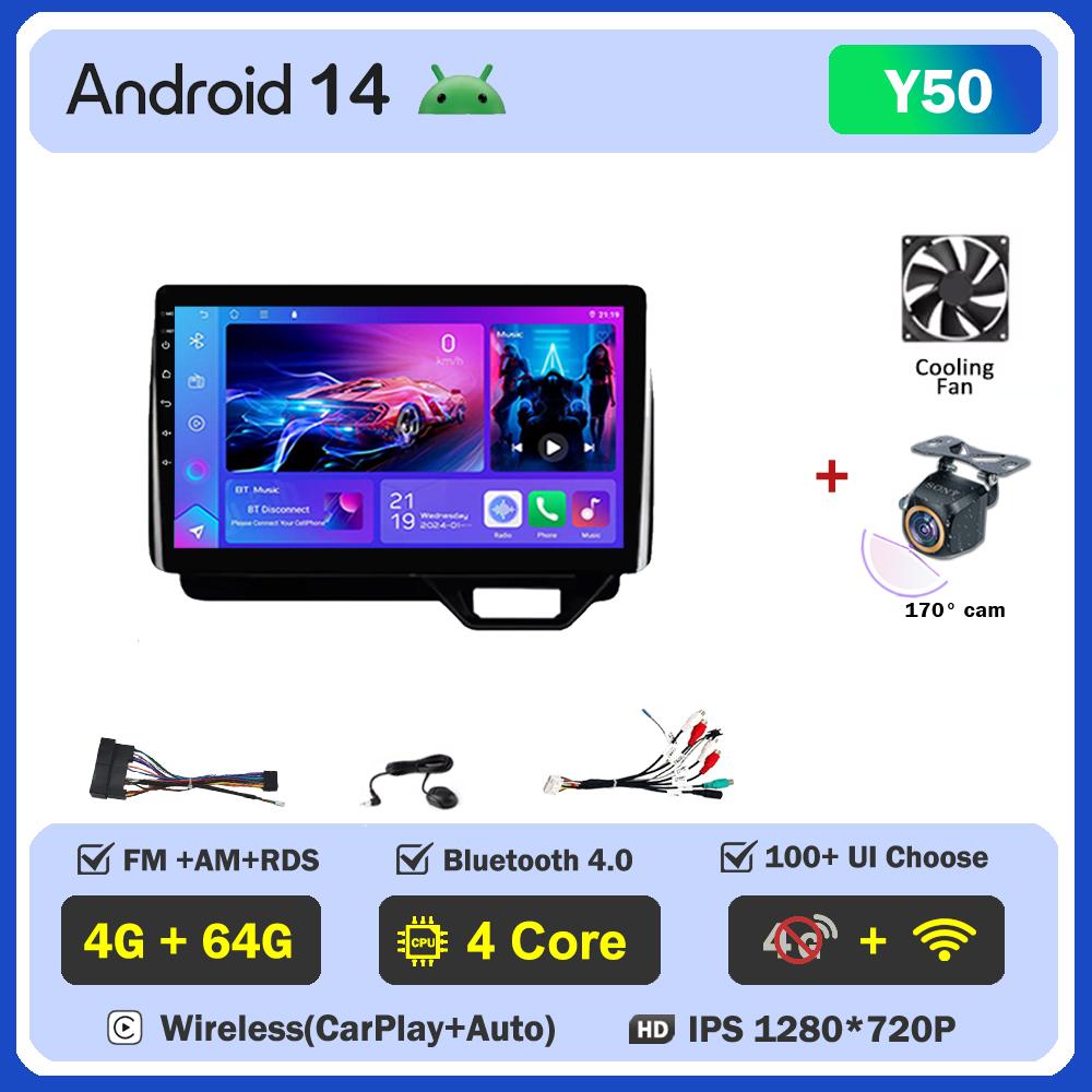 Android 14 For Honda N-BOX II 2 JF3 4 2017 - 2021 Stereo Head Unit Mirror Link GPS Navigation Autoradio Car Intelligent Systems