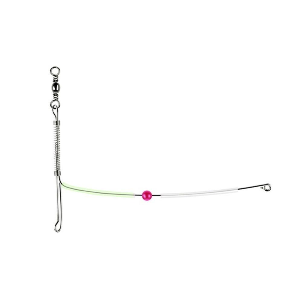 Luminous Fishing Ledger Booms Stainless Steel Fishing Equipment Stainless Steel Rig  Sea Fishing 5pcs