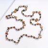 Creative Bohemian Colorful Resin Multi-Layer Long Sweater Chain – Perfect Autumn Winter Accessory for Women, 5 Colors Available, Ideal Gift