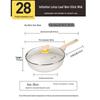 COOKER KING 28cm Maifan Stone Non-Stick Wok