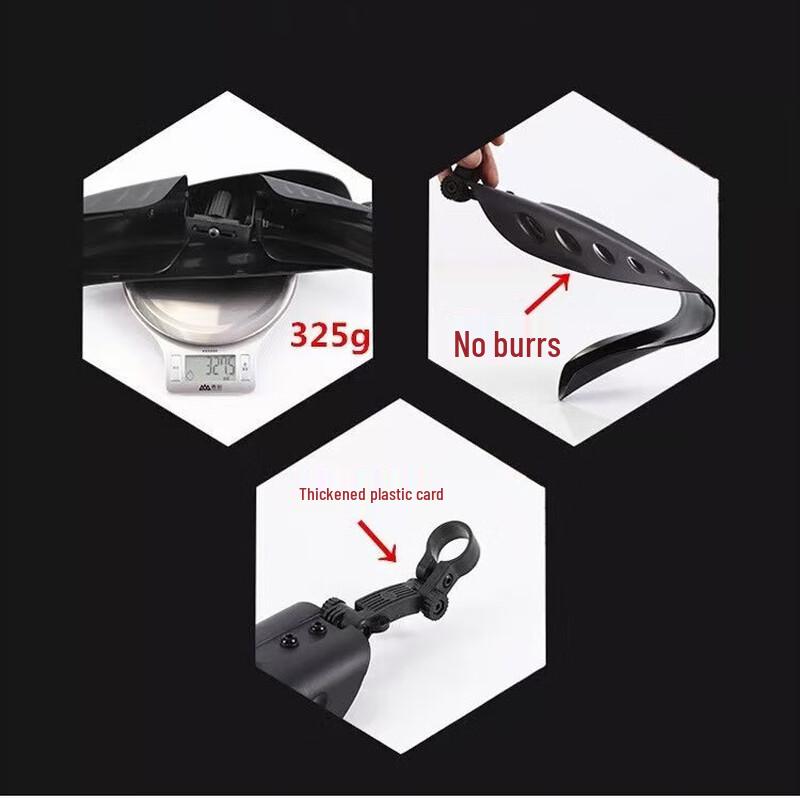 Lishi Schnellentriegelungs-Multifunktions-Fahrrad-Schutzblech-Set