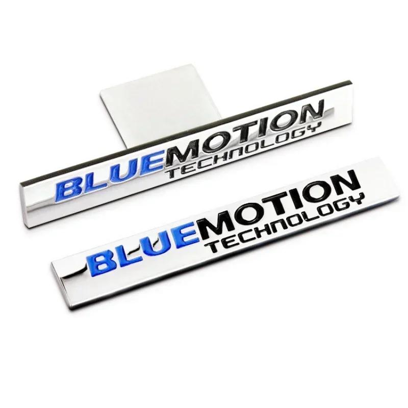 AABLF1 3D Metal Car Trunk Grill Badge Bluemotion Emblem Stickers For VW Passat B8 Polo Golf 6 7 Logo Bluemotion Volkswagen Accessories