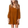 Sexy V-neck Long Sleeve Loose Dress Sexy V-neck Long Sleeve Loose Dress