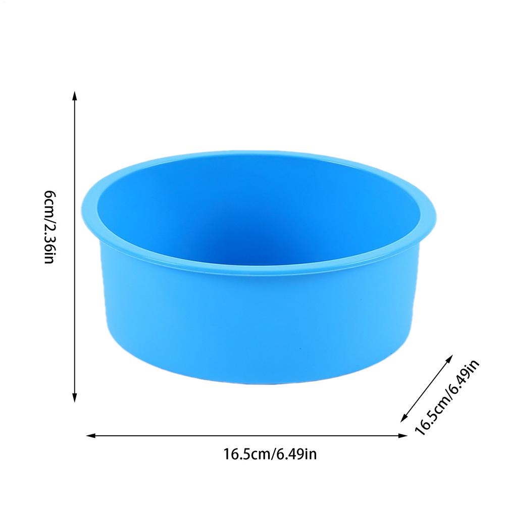 Round Non-Stick Silicone Baking Molds DIY Cake Moulds For Cheese Cake Chocolate Layer Cake Mousse Cake Dessert Baking Tools
