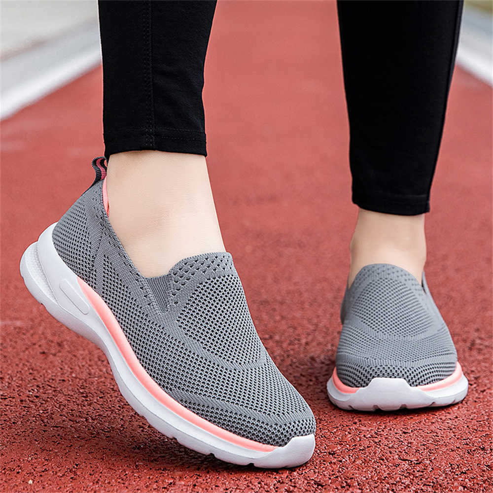 Fashion Slip-ons Round Foot Comfortable Ladies Shoes Woven Sneakers Size 48 Yellow Boots For Women Sport Low Offer In Offers Resort