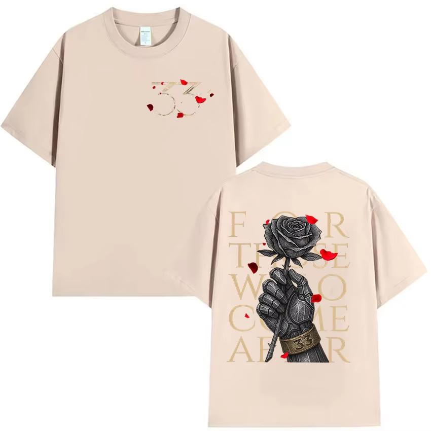 Adventure Team No 33 Clair Obscur Tshirt 2026 Summer Mens Womens Luxury Retro Fashion Gaming Fan Tshirt Street Wear Y2k