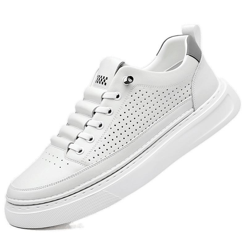 Little white shoes 2025 summer men's shoes comfortable new breathable deodorant mesh casual sports shoes men's board shoes