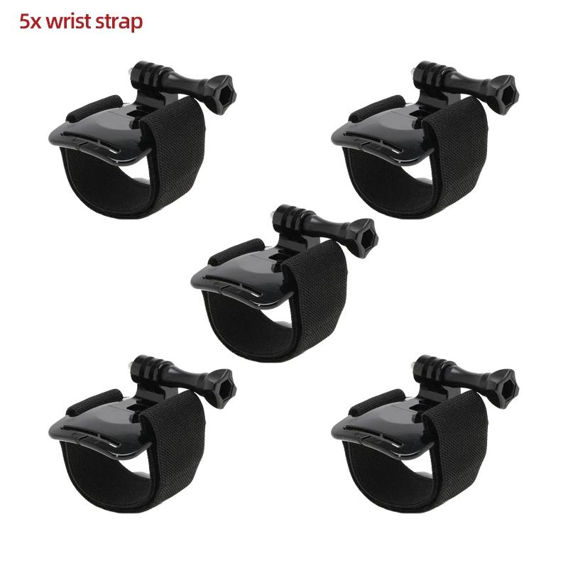 Supporto da Polso Regolabile per Braccio per GoPro Hero 13 12 11 10 9 8 7 SJCAM AKASO insta360 DJI Osmo Action Camera Accessori