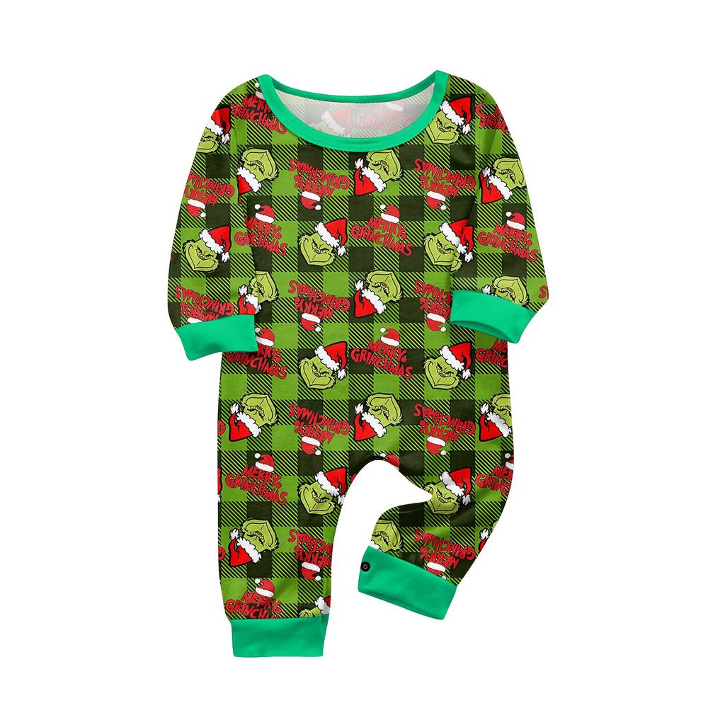 Cartoon Letters Print Family Matching Long Sleeved Parent-child Suit Home Clothes Suit Fall