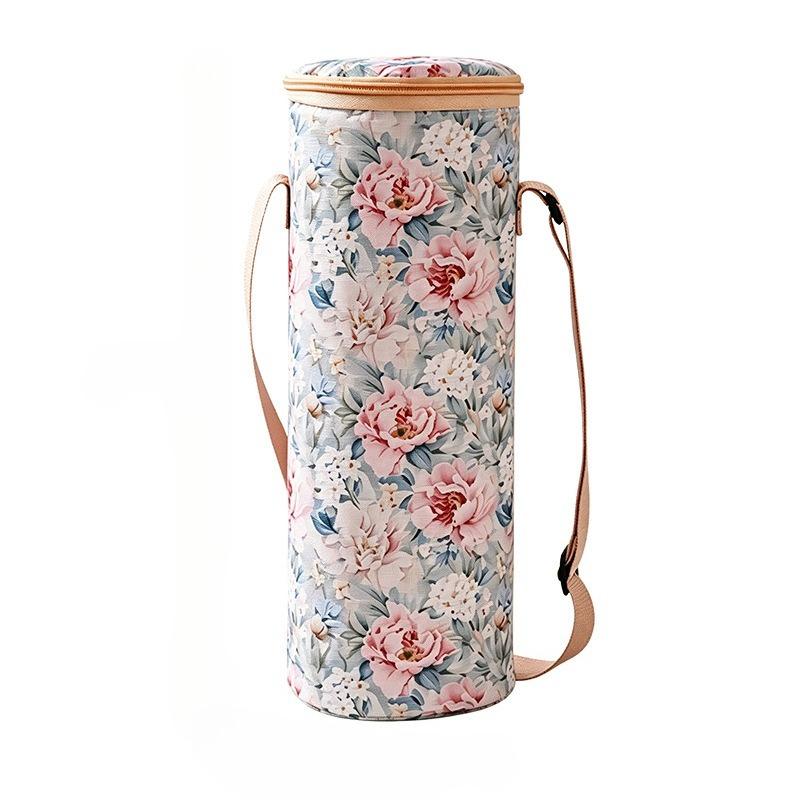 Insulated Water Bottle Carrier Bag Portable Tumbler Pouch Holder With Adjustable Shoulder Strap 1pc water bottle bag