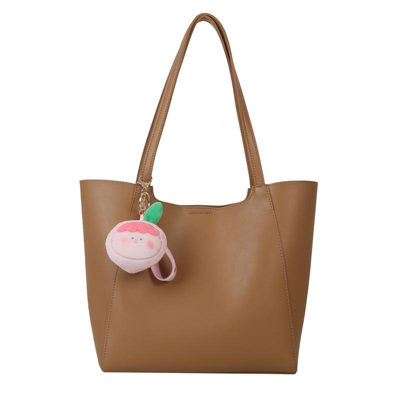 Hand carry fashion casual tote bag women's winter new retro trend shoulder bag feeling versatile women's bag