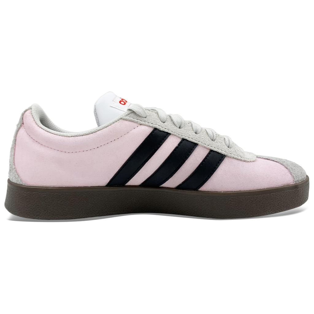 Adidas Neo VL Court 2.0 Frosted Pink Haze Slip Resistant Abrasion Resistant Low top Skateboard Shoes Unisex Light Pink HQ1802(Team551-)