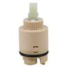 Cartuccia per rubinetto miscelatore valvola in ceramica da 25/35/40mm Cartuccia per rubinetto miscelatore acqua di ricambio per risparmio idrico con bobina in ceramica