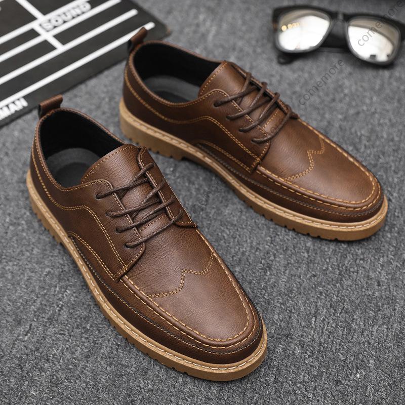 Spring Shoes Man New Bullock Classic Business Formal Men’s Oxford Shoes Mens Dress Shoes Business Formal De Hombre