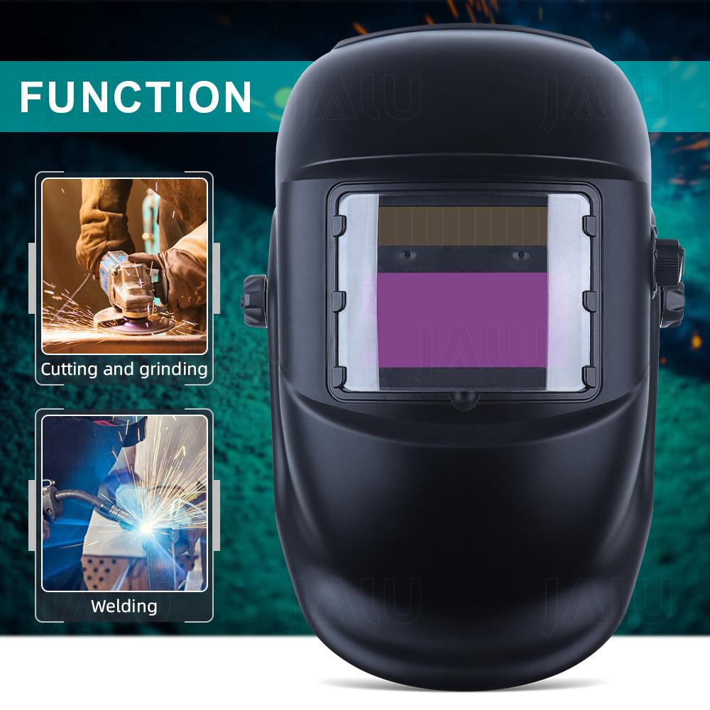 Automatisk mörkläggningshjälm Justerbart område MIG MMA elektrisk svetsmask Hjälmar Svetslinsskydd för svetsmaskin