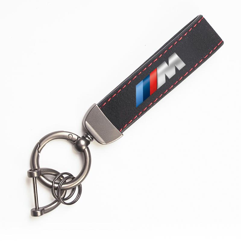 Fashion Car Key Chain Ring Keychain Sticker Decorative Accessories For BMW X1 X2 X3 X5 X4 X6 X7 iX3 F20 F10 F07 E70 E46 E gzjm96