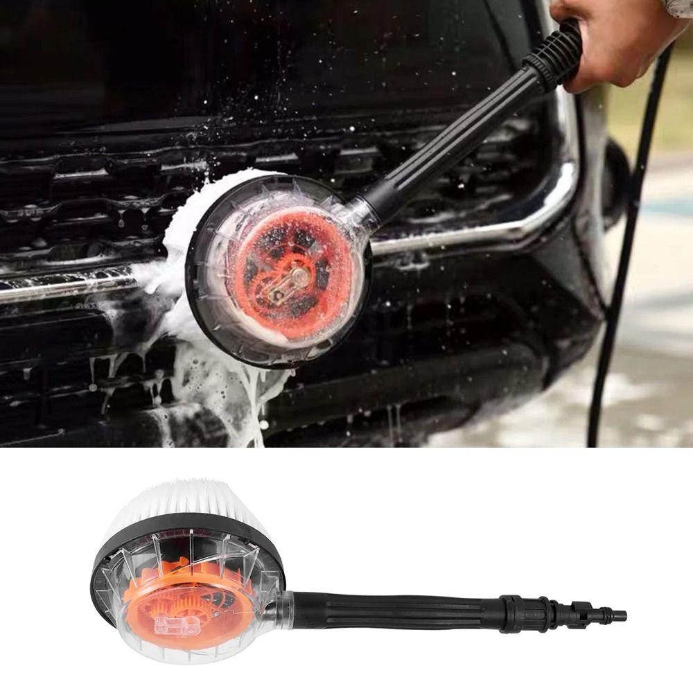 Rotating Round High Pressure Car Wash Brush Rigid Clean Water Cleaning Brush  Car Washing