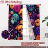 2D Flat Photography Backdrop Popular Background Cloth Day of the Dead Skulls 100% Polyester Anniversary for Holiday Home