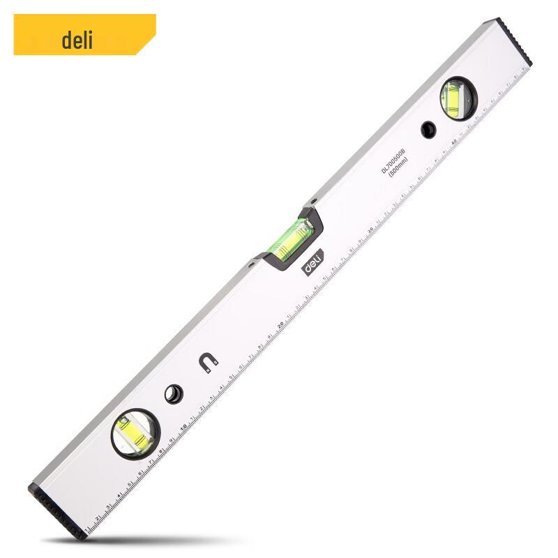 Deli 500mm Magnetic Aluminum Alloy Spirit Level