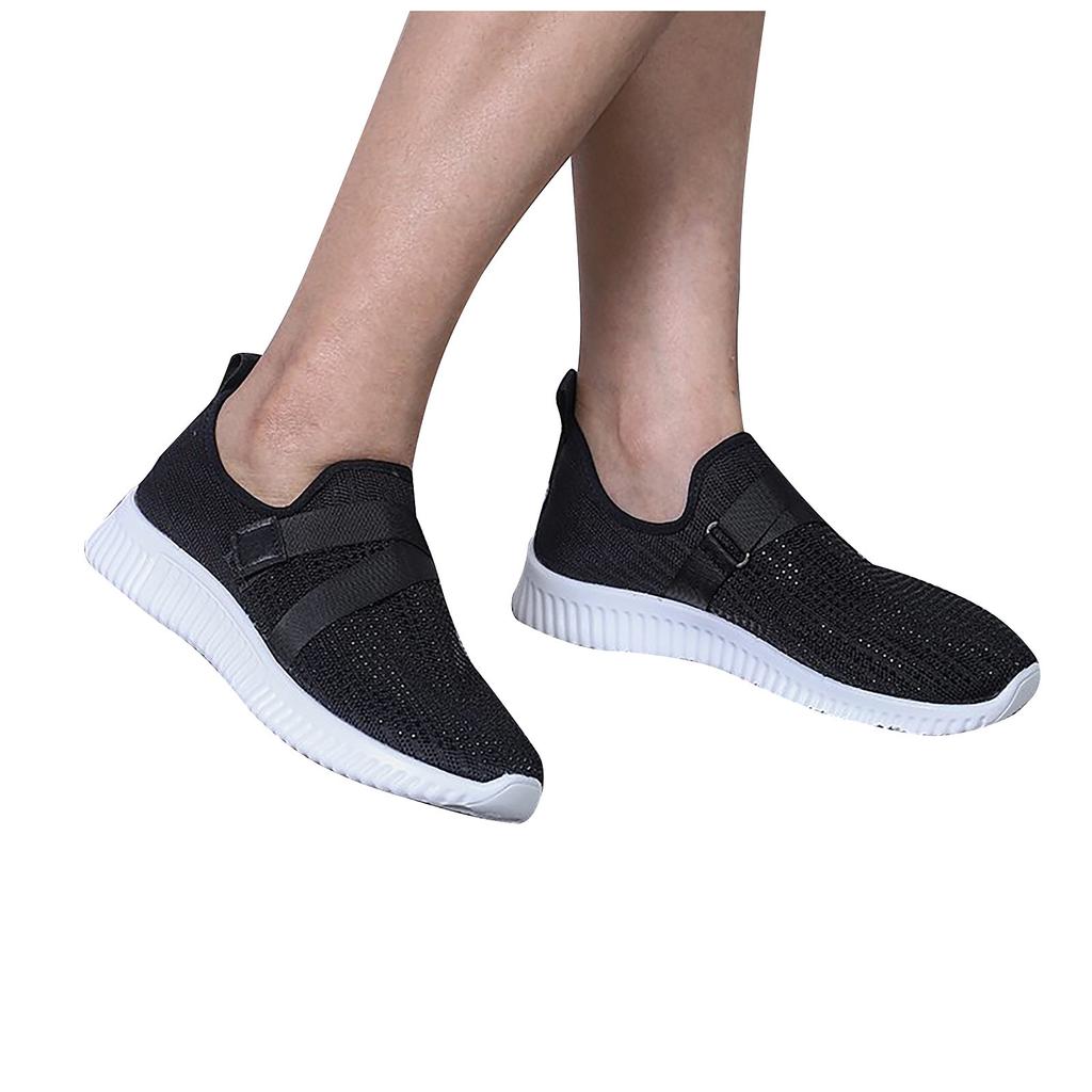 Women Comfort Sandals Light Breathable Steel Toe  Mesh Anti-slip Shoes