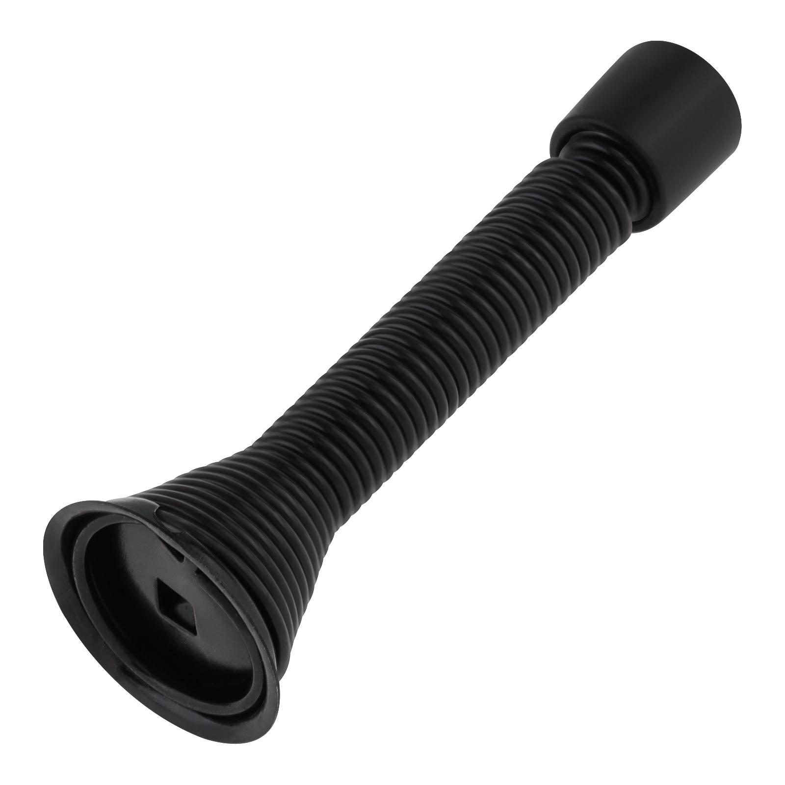 

Сатинированный никель от 3 до 4,7 дюймов 1 шт. Регулируемый пружинный дверной стопор Резиновый бампер Защита стены Сверхпрочный Универсальная посадка чёрный