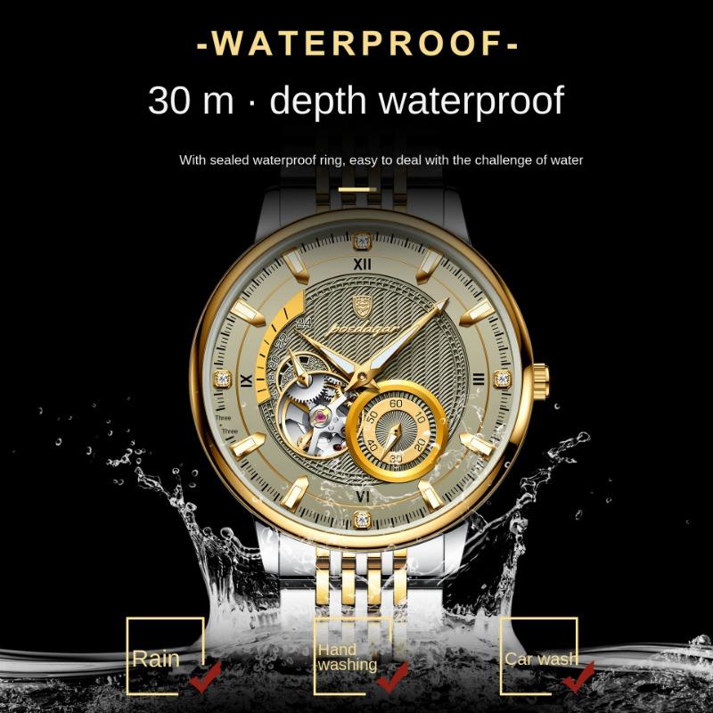 New Top Brand Automatic Mechanical Watch New Luxury Men's Waterproof Fashion Watch