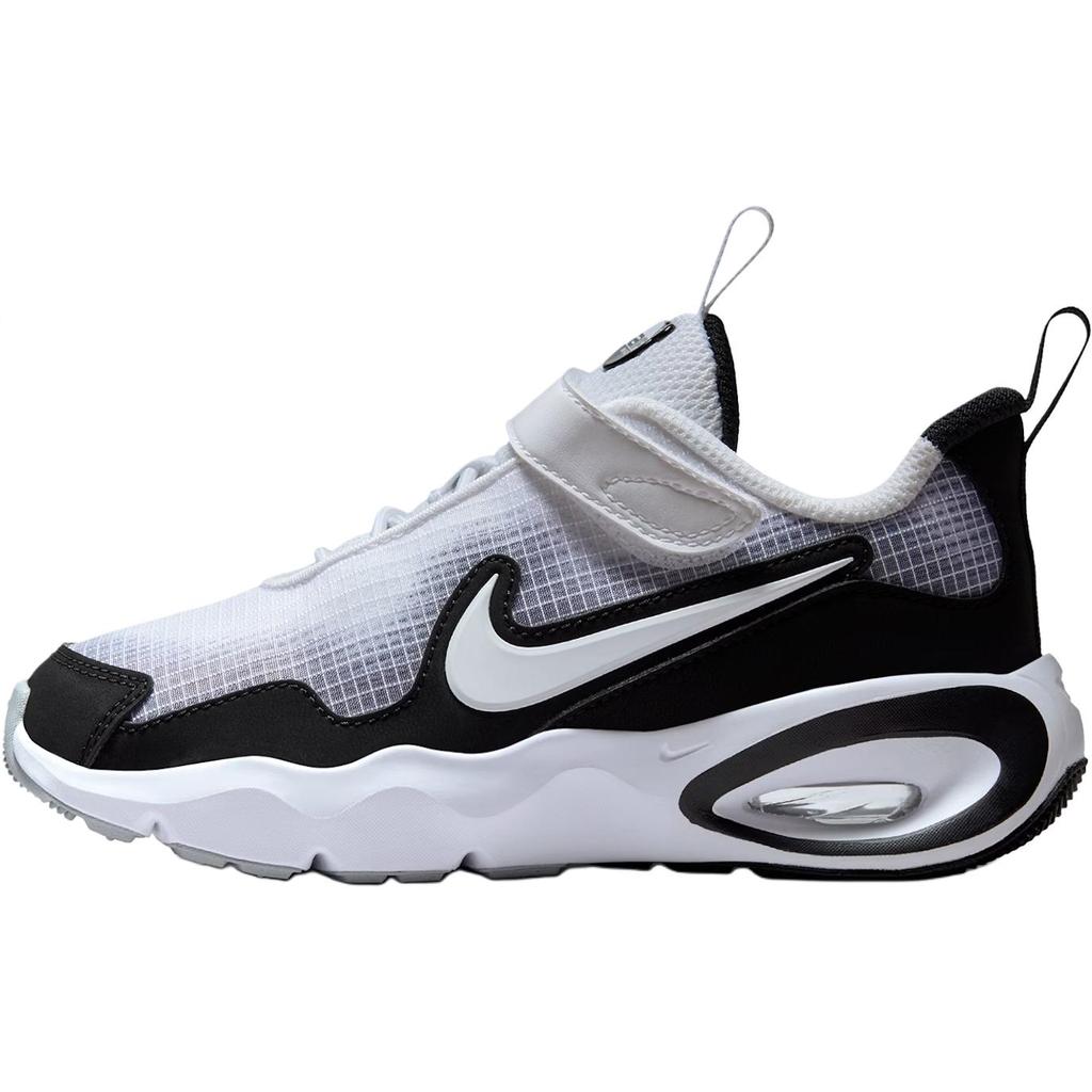 Nike Air Max Nova PS Hvit Svart Ulvegrå Barnesneakers FN4459-103