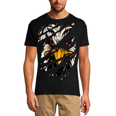 T-shirt strappata da uomo Angry Eagle - Abbigliamento grafico - Camicia vintage