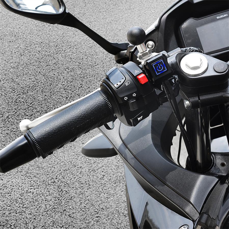 Upgrade 12V Motorcycle Anti-slip Five-speed Heating Electric Handle Cover Handlebar Warmer Grip Cover