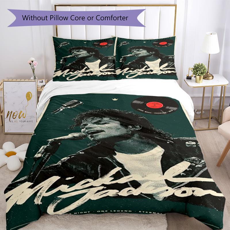 Michael Jackson Bedding Set Breathable Duvet Cover With Pillowcases Home Decoration Birthday Gift