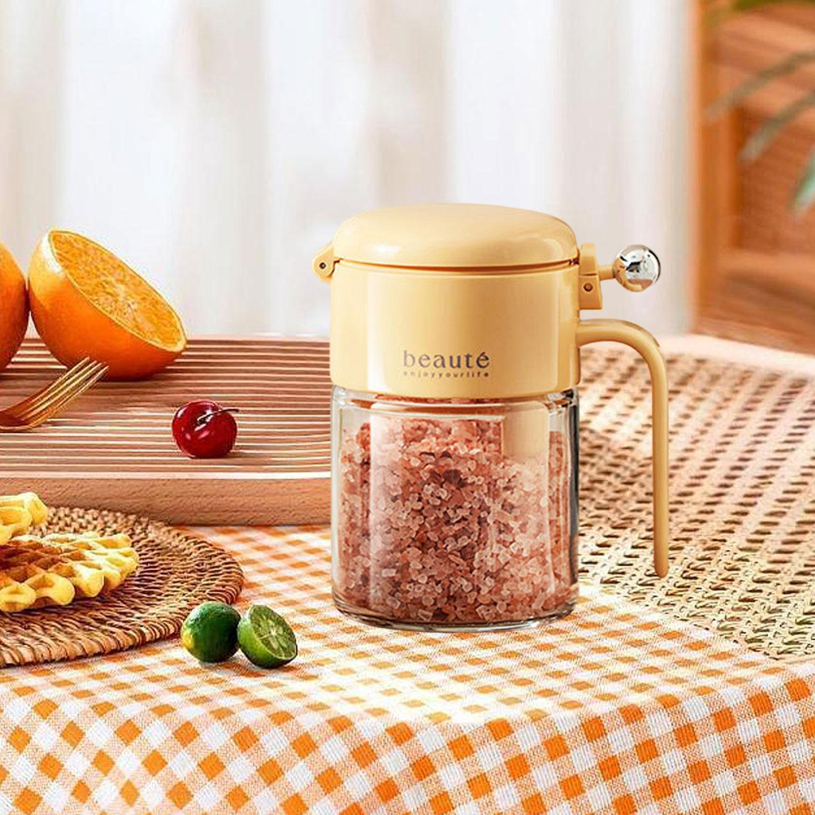 

13.5 ounce Airtight Multifunctional Innovative Reusable Seasoning Bottle Organizer жовтий