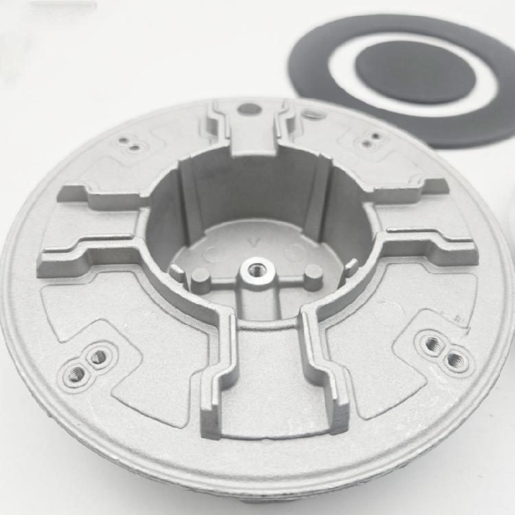 Cooktop Burners Head Set with Divider and Base Efficient Combustion Metal Construction Stable Design for Home Kitchens