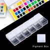 20/50PCS 0.5/3.2ML Artists Empty Watercolor Paint Pans Painters Pigment Convenient Paint Case Art Palette Home Handmade Supplies