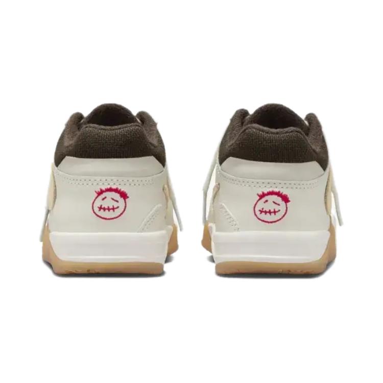 Air Jordan Travis Scott X Jordan Jumpman Jack TR PS Sail Kids Sneakers Cream Muslin Dark-Mocha FJ2851-100